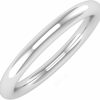 Wedding Bands | FINEROCK Finerock 950 Platinum 2.5 Mm Plain Wedding Band