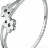 Wedding Bands | Jude Jewelers Jude Jewelers Stainless Steel Flower Style Holiday Wedding Statement Promise Anniversary Ring