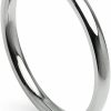 Wedding Bands | SILVERLINE JEWELRY Silverline Jewelry 2Mm Stainless Steel Prime Comfort Fit Uni Wedding Band Ring, Sizes 5-13 W/Gift Pouch