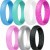 Wedding Bands | ThunderFit Thunderfit Women'S Silicone Wedding Ring - Rubber Wedding Band - 5.5Mm Wide, 2Mm Thick