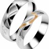 Wedding Bands | Tobestu Couples Titanium Stainless Steel Wedding Engagement Band Rings Engraved Real Love Y552-2D